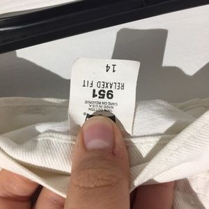 Levi's Shorts - Levis White Denim Shorts Levi's Shorts - Levis White Denim Shorts